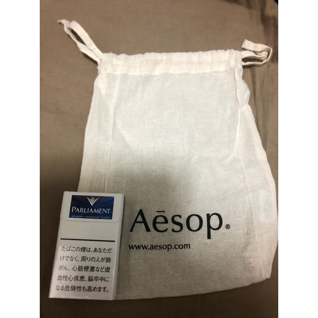 Aesop(イソップ)のイソップ 巾着袋　未使用品 レディースのバッグ(ショップ袋)の商品写真