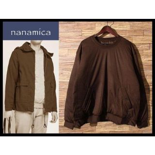 ナナミカ(nanamica)の新品 定価4.4万 ナナミカ 19AW 高機能 光電子 ダウン セーター 茶 S(ニット/セーター)