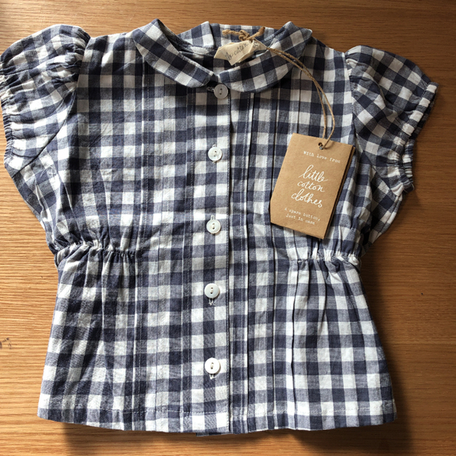 Caramel baby&child (キャラメルベビー&チャイルド)の新品未使用！little cotton clothes トップス キッズ/ベビー/マタニティのキッズ服女の子用(90cm~)(ブラウス)の商品写真