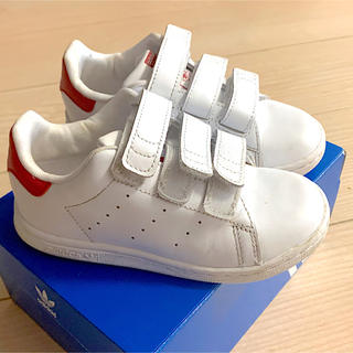アディダス(adidas)の美品✨adidas スタンスミス 16.5cm ピンク  ベビー　キッズ(スニーカー)