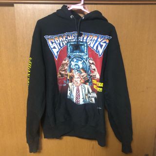 フィアオブゴッド(FEAR OF GOD)のスパゲッティボーイズ パーカー ブラック Lサイズ(パーカー)