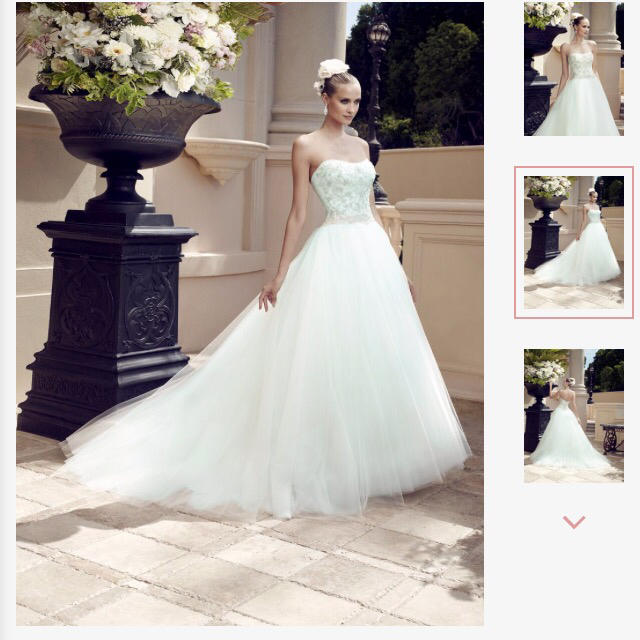 新作 Vera Wang - Casablanca bridal ウェディングドレス Aライン