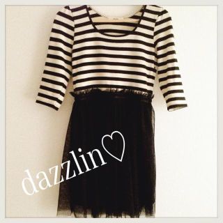 ダズリン(dazzlin)のdazzlin♡チュールワンピース(ひざ丈ワンピース)