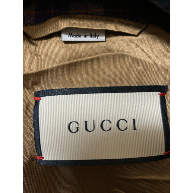 Gucci(グッチ)の【特別値引】【Gucci】エンブロイダリー　ライダース メンズのジャケット/アウター(ライダースジャケット)の商品写真