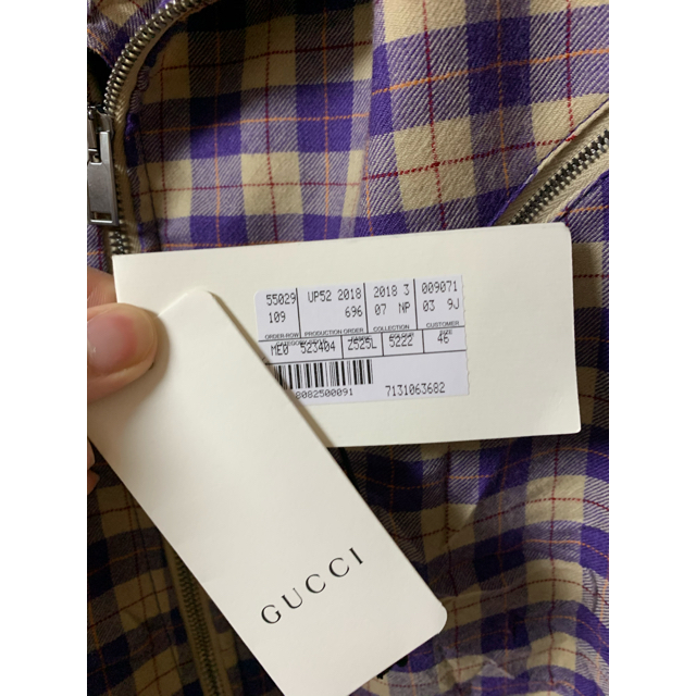 Gucci(グッチ)の【特別値引】【Gucci】エンブロイダリー　ライダース メンズのジャケット/アウター(ライダースジャケット)の商品写真