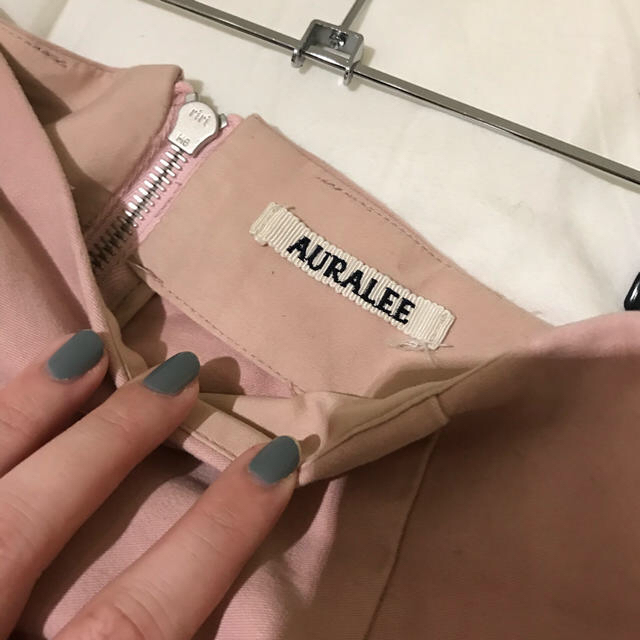Demi-Luxe BEAMS(デミルクスビームス)の<AURALEE>ピンクスカート レディースのスカート(ロングスカート)の商品写真