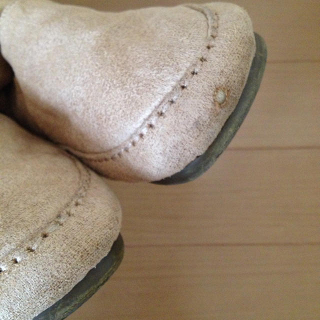 チロリアン ベージュブーツ レディースの靴/シューズ(ブーツ)の商品写真