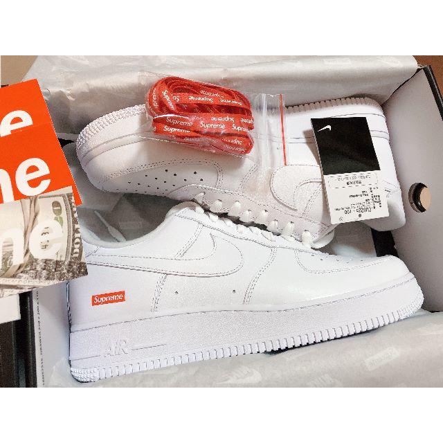 Supreme(シュプリーム)の26.5 Supreme Nike Air Force 1 Low White メンズの靴/シューズ(スニーカー)の商品写真