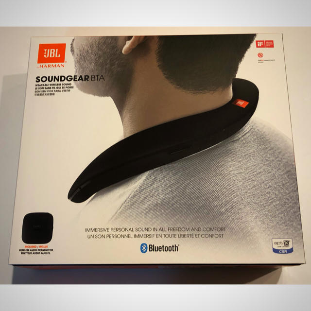 スマホ/家電/カメラ【新品】JBL SOUNDGEAR BTA ウェアラブル　ネックスピーカー