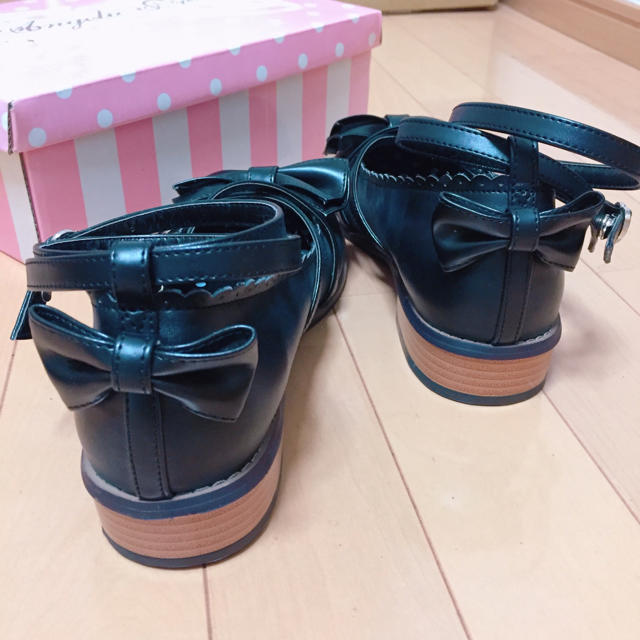 Angelic Pretty Tea Party Shoes 黒(クロ) L - ローファー/革靴