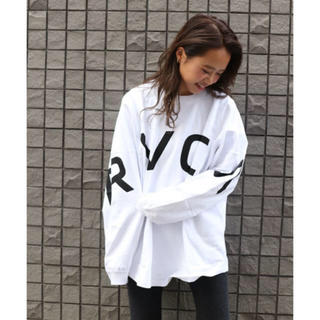 ルーカ(RVCA)の★RVCA★ビッグロゴTシャツ　白　サイズS(Tシャツ(長袖/七分))
