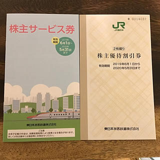 ジェイアール(JR)のJR東日本◇株主優待割引券 2枚(その他)