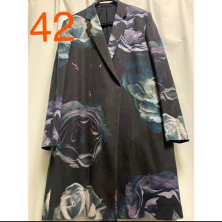 17ss 花柄 ロングジャケット