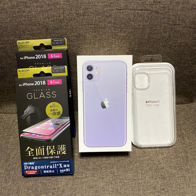 新品未使用 iPhone 11 64GB パープル purple SIMフリー