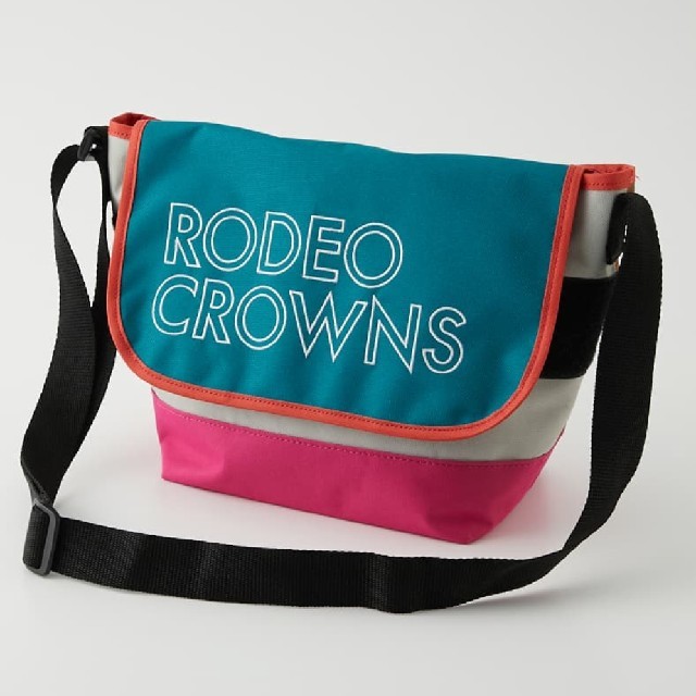 RODEO CROWNS WIDE BOWL(ロデオクラウンズワイドボウル)の新品未使用 柄ターコイズ レディースのバッグ(ショルダーバッグ)の商品写真