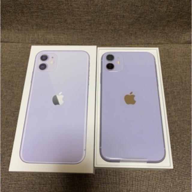 新品未使用　iPhone 11 64GB パープル　purple SIMフリー