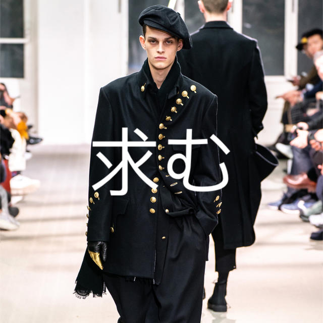 ジャケット/アウターYohji Yamamoto 19AW 金ボタン