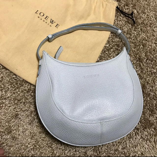 LOEWE  2Way ショルダーバッグ アイスブルー