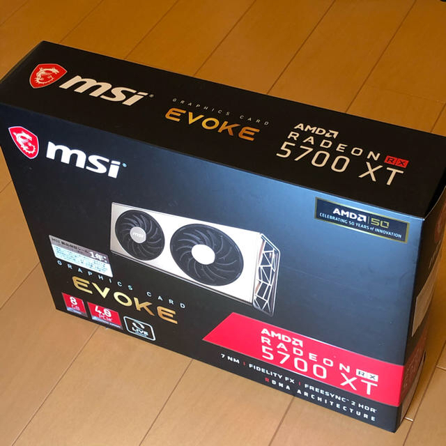 スマホ/家電/カメラ新品・未開封 Radeon RX 5700 XT EVOKE