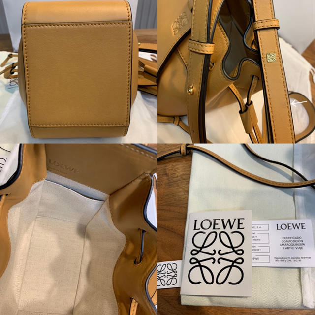 LOEWE(ロエベ)のLOEWE ロエベ　ミニハンモックDW ライトキャメル　ハンモック レディースのバッグ(ショルダーバッグ)の商品写真