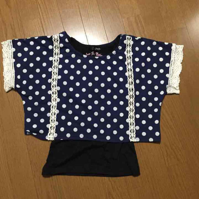 しまむら(シマムラ)の子供服☆140☆しまむら キッズ/ベビー/マタニティのキッズ服女の子用(90cm~)(Tシャツ/カットソー)の商品写真