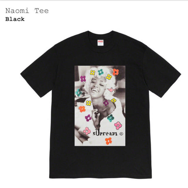 Supreme Naomi Tee Black XL ナオミ 黒 ブラック - Tシャツ/カットソー ...