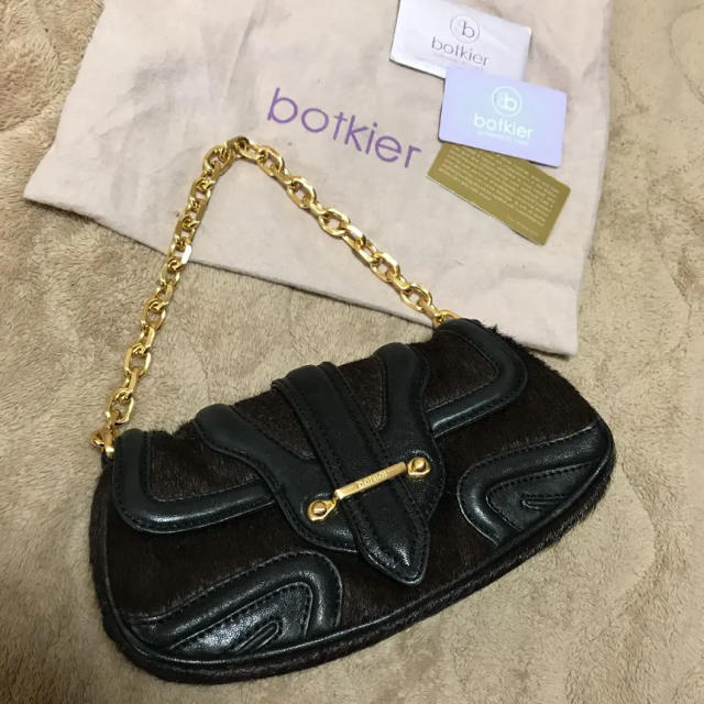 botkier ハラコ　チェーンバッグ