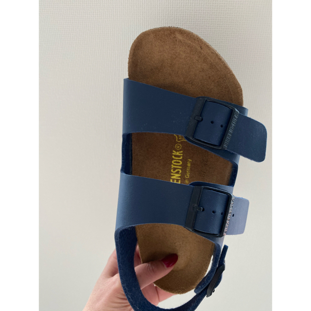 BIRKENSTOCK(ビルケンシュトック)のかみかみ様専用ビルケンシュトックサンダル　ネイビー レディースの靴/シューズ(サンダル)の商品写真