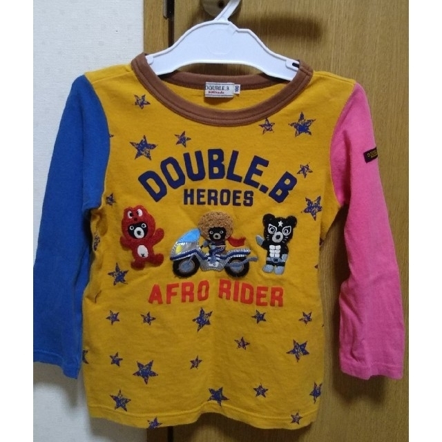 DOUBLE.B(ダブルビー)のミキハウス ダブルビー ロンT 100 キッズ/ベビー/マタニティのキッズ服男の子用(90cm~)(Tシャツ/カットソー)の商品写真