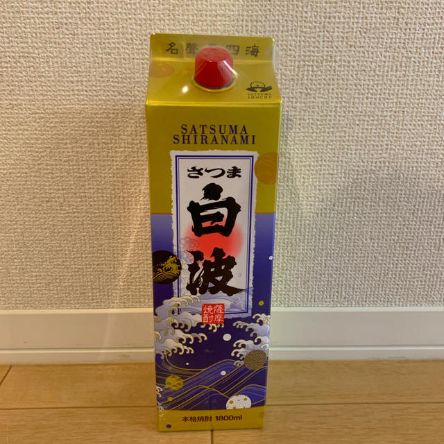 本格焼酎 さつま白波 白 25度 1.8リットルパック未開封 食品/飲料/酒の酒(焼酎)の商品写真