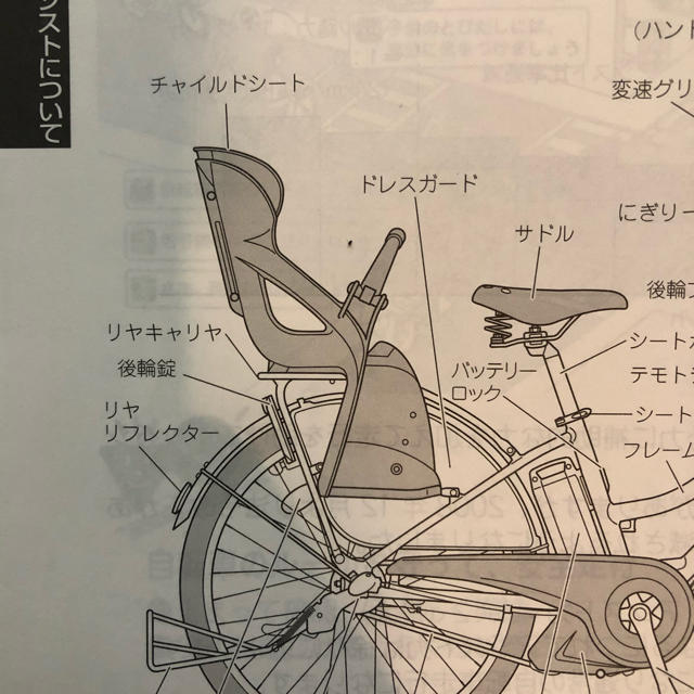 BRIDGESTONE(ブリヂストン)のお値下げ！HYDEE.Ⅱ  電動自転車　ハイディ2  チャイルドシートカバー キッズ/ベビー/マタニティの外出/移動用品(自動車用チャイルドシートカバー)の商品写真