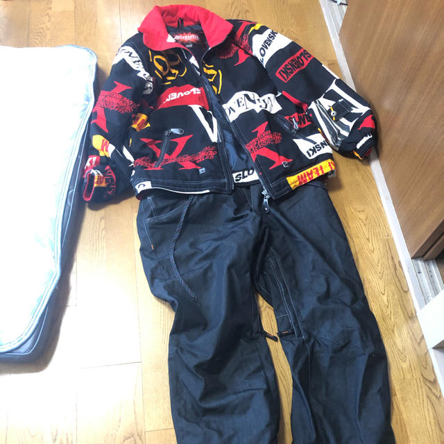 高質 【ellesse】希少レトロデザイン上下セットアップLスキー&スノボ ...
