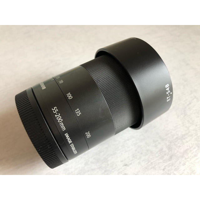 【交渉有り】・美品 EF-m55-200 ブラック