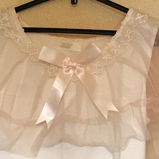 ユメテンボウ(夢展望)の(美品❇︎)夢展望☆ふんわりチュールトップス(カットソー(半袖/袖なし))