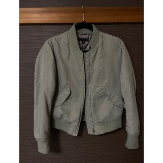 ユニクロ(UNIQLO)のMA-1 ブルゾン グレー【ユニクロ】(ブルゾン)