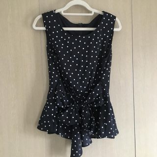 プロポーションボディドレッシング(PROPORTION BODY DRESSING)のプロポーションボディドレッシング ドットコンビネーションペプラムブラウス(シャツ/ブラウス(半袖/袖なし))