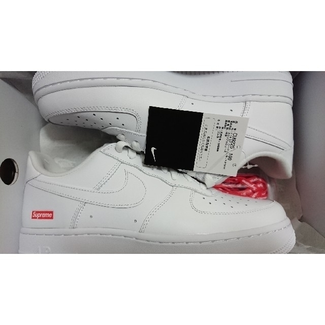 Supreme(シュプリーム)の25.5 Supreme × Nike Air Force 1 White メンズの靴/シューズ(スニーカー)の商品写真