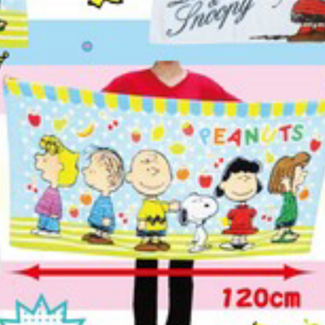 SNOOPY(スヌーピー)のスヌーピー バスタオル エンタメ/ホビーのアニメグッズ(タオル)の商品写真