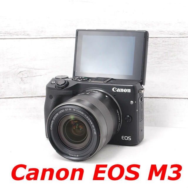 ❤️Wi-Fiでスマホ転送❤️バッテリー2個❤️Canon EOS M3