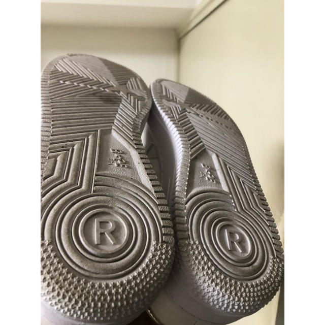 A BATHING APE(アベイシングエイプ)のAPE BAPESTA 白×銀 US8.5 美品 メンズの靴/シューズ(スニーカー)の商品写真