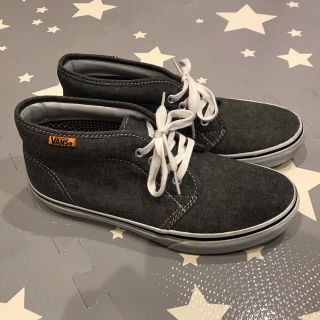 ヴァンズ(VANS)のVANS / ハイカット デニム地スニーカー グレー(スニーカー)