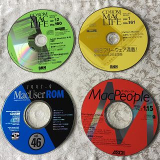 8.MAC LIFE/MacUser/MacPeople  4枚(PC周辺機器)