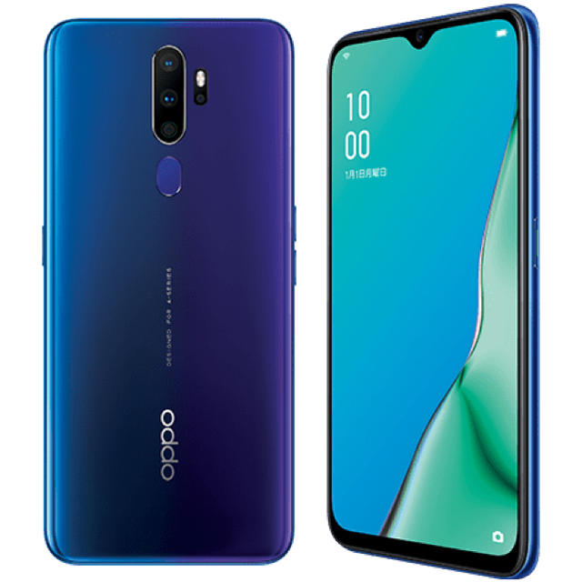 oppo a5 2020 ブルー SIMフリー 未開封