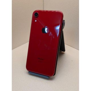 アップル(Apple)の【simロック解除済】au版　iphoneXR 128GB レッド(スマートフォン本体)