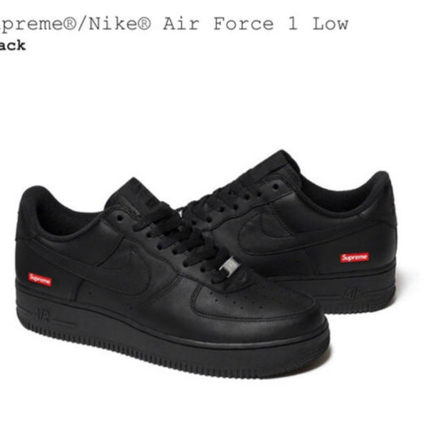 国内正規品 Supreme Nike Air Force1 Low 27.5cm