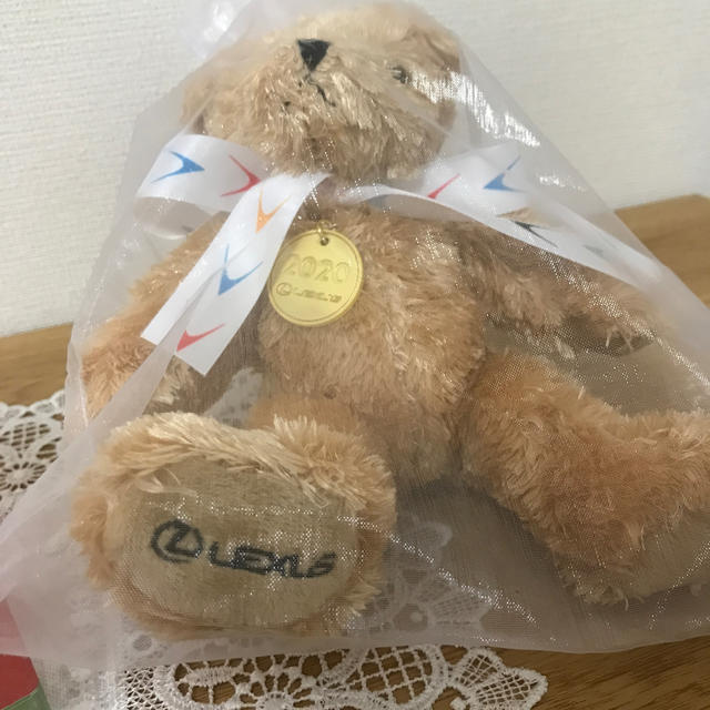 トヨタ 未開封LEXUS オリジナル テディベア 2020の通販 by きょん ⭐️未開封⭐️ミニ テディベア Pコート ぬいぐるみ レクサス