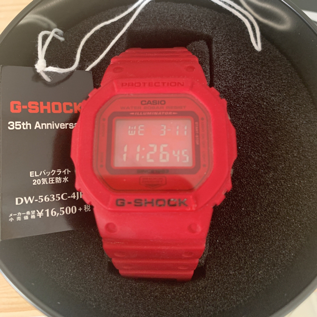 G-SHOCK(ジーショック)のG-SHOCK 35th Anniversary RED OUT メンズの時計(腕時計(デジタル))の商品写真