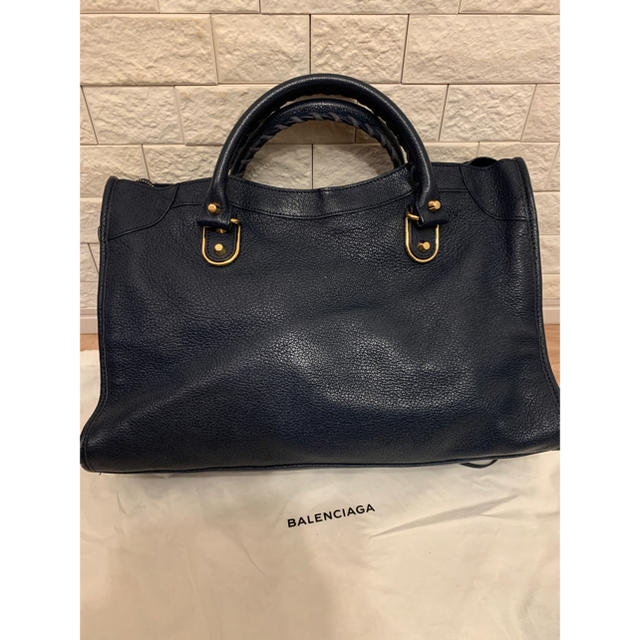 BALENCIAGA BAG(バレンシアガバッグ)のバレンシアガ　ジェイアントシティ　ネイビー✖️ゴールド　正規店購入品 レディースのバッグ(ショルダーバッグ)の商品写真