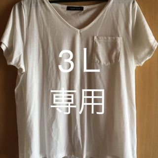 シマムラ(しまむら)の大きいサイズ 白Tシャツ(Tシャツ(半袖/袖なし))