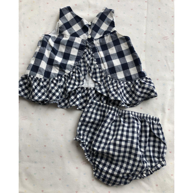 babyGAP(ベビーギャップ)のbaby GAP チェックセットアップ キッズ/ベビー/マタニティのキッズ服女の子用(90cm~)(その他)の商品写真